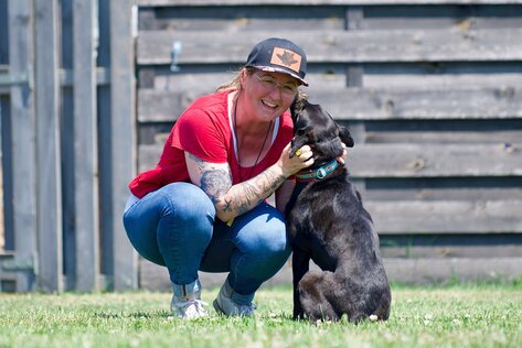 Nicole Schanze, Hundetrainerin und Inhaberin der Martin Rütter Hundeschule Lüneburg/Buxtehude