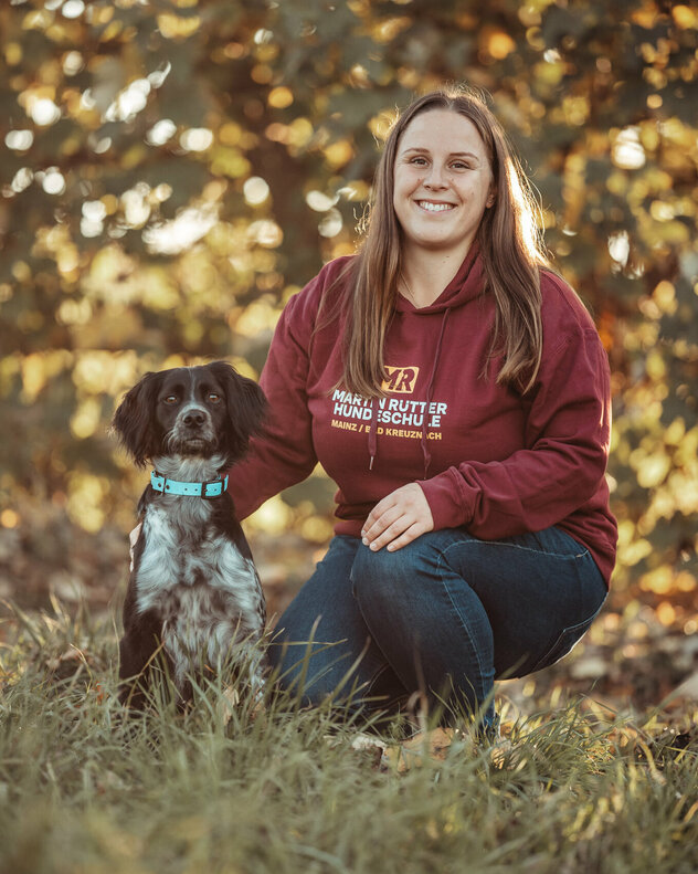 Hundetrainerin Patricia und ihr Hund Winnie